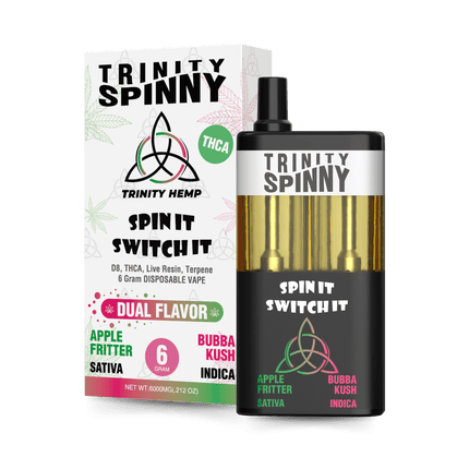 TRINITY SPINNY 6G THC-A D8 HHC DISPOSABLE DUAL FLAVOR