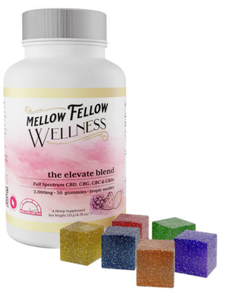 MELLOW FELLOW WELLNESS GUMMIES 2000mg