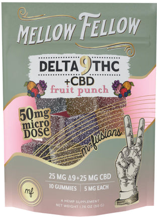 MELLOW FELLOW M-FUSION(BAG) MICRO-DOSE 50MG DELTA 9