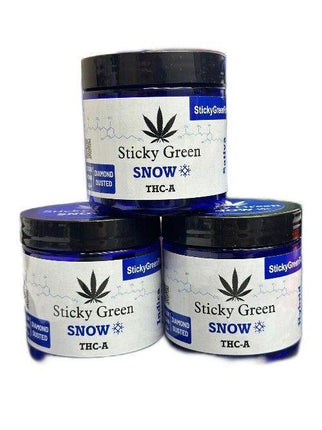 STICKY GREEN SNOW THC-A FLOWER 3.5 GRAM