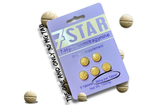 7 STAR 7-HYDROXY TABLETS 30MG / PER TAB (5PC / PACK)