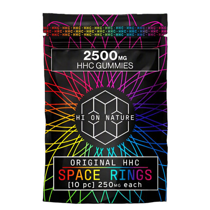 HI ON NATURE MILE HI SPACE RINGS 250MG/GUMMY 2500MG/BAG | ORIGINAL MIXED Default Title 860003846698