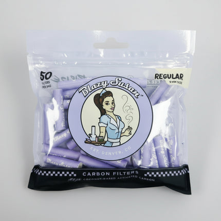 BLAZY SUSAN CONES | PURPLE PURIZE X BLAZY 9MM TIPS 50CT BAG Default Title 051497383725