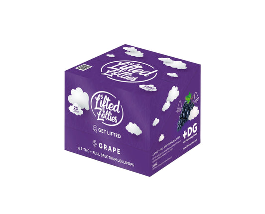 LIFTED LOLLIES D9 THC FULL SPECTRUM LOLLIPOPS (25CT DISPLAY)