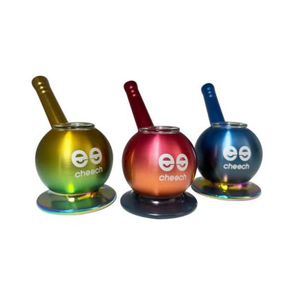 CHEECH GLASS METAL BUBBLER (YD-3050) BLUE YD-3050-BLUE