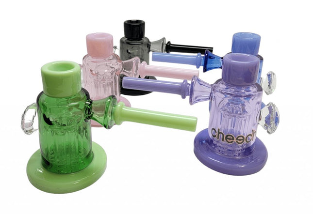 CHEECH GLASS "WIG WAG PUFFCO BUBBLER" | ASSORTED COLORS (CH - PIPE - 182) Default Title 01007