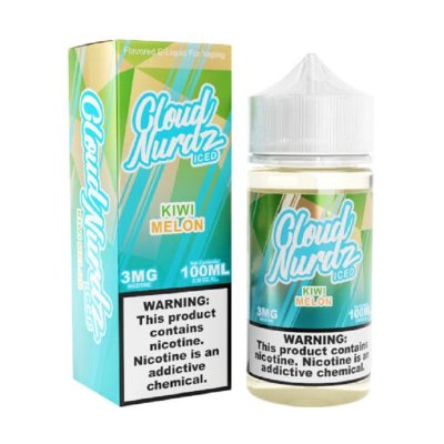 Cloud Nurdz TFN E-Juice 100ML - Kiwi Melon Iced 3MG E-Juice