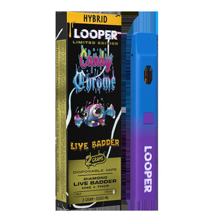 LOOPER LIMITED EDITION LIVE BADDER BLEND 2ML CANDY CHROME (HYBRID) 810110044234