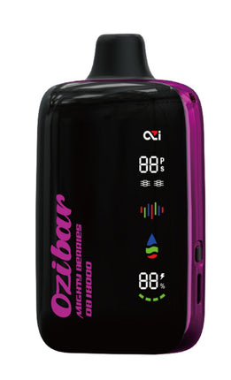 OZIBAR 18000 PUFF DISPOSABLE MIGHTY BERRIES 475124701117