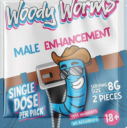 WOODY WORMS MALE ENHANCEMENT SINGLE DOSE (2 GUMMIES / PACK) Default Title 8781382919686