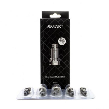 SMOK NORD 0.8OHM MESHED MTL COIL (5PC/PK) Default Title 6940695662012
