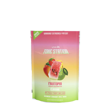 URB X TOKE STATION (D9 \ THCA \ THCP \ D8 \ HHC) VEGAN GUMMIES 12,000MG BAG
