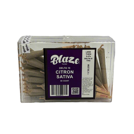 BLAZE DELTA 10 PRE ROLLS (50CT/BOX)