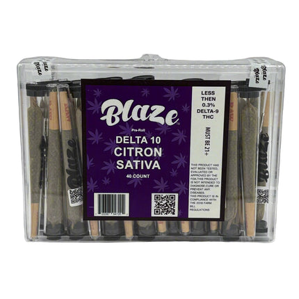 BLAZE DELTA 10 TUBED PRE ROLLS (40CT/BOX)