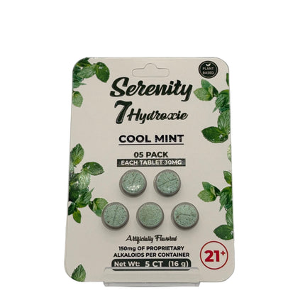SERENITY 7-HYDROXIE 30MG CHEWABLE TABLETS (5CT/PACK)