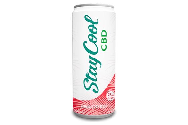 STAY COOL 25MG CBD INFUSED DRINK (PACK OF 6) STRAWBERRY BLISS 865809000411