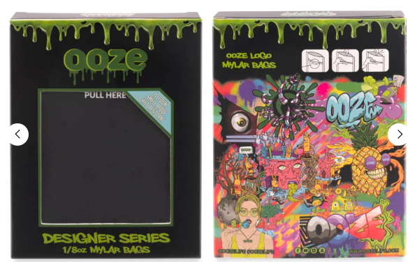 OOZE 1/8OZ MYLAR BAGS DESIGNER SERIES (10CT/PK)