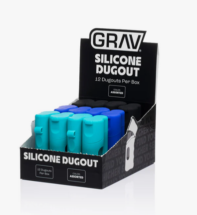 GRAV SILICONE DUGOUT W/POP DISPLAY (12CT/BOX)