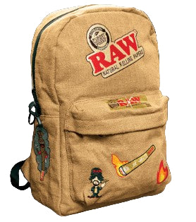 RAW BURLAP BACKPACK