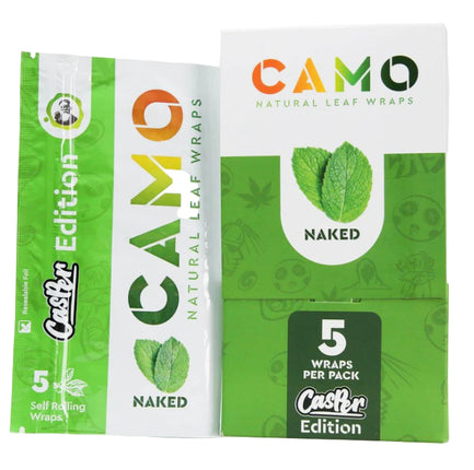 CAMO NATURAL LEAF WRAPS 5PK/25CT CASPER EDITION