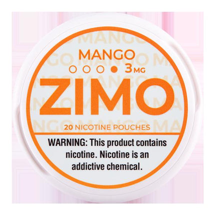 ZIMO 3MG NICOTINE POUCHES (PACK OF 5) MANGO 6974488943712