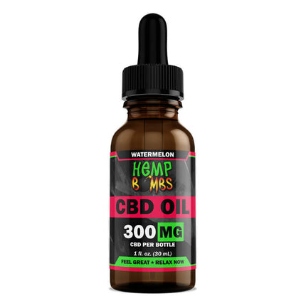 HEMP BOMBS 1OZ 300MG PREMIUM CBD OIL | WATERMELON