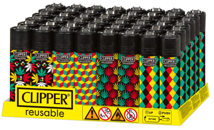 Clipper Classic Large - Graffiti Leaves