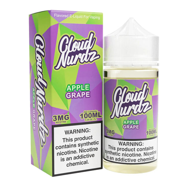 Cloud Nurdz E-Juice 100ML - Grape Apple 6MG E-Juice 100 ML -