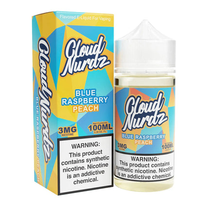 Cloud Nurdz E-Juice 100ML - Peach Blue Raspberry 3MG E-Juice