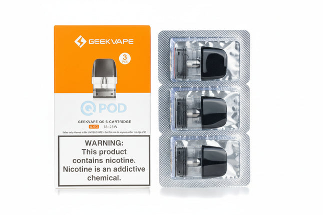 GEEKVAPE Q CARTRIDGE 3ML 0.8OHM (3/PACK)