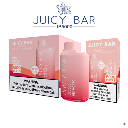 Juicy Bar 5000 (10-Pack) - Red Mojito - E-Cig