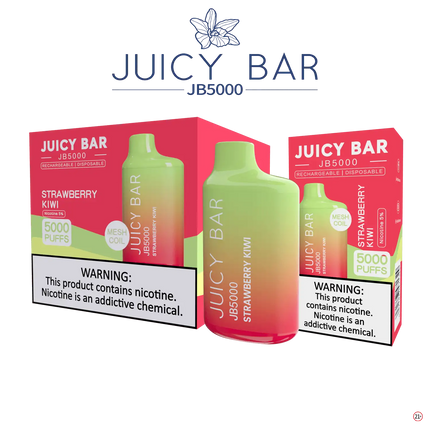 Juicy Bar 5000 (10-Pack) - Strawberry Kiwi - E-Cig