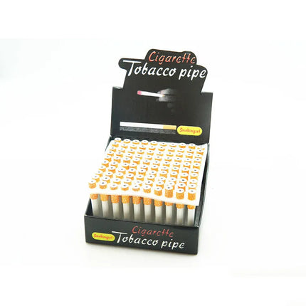CERAMIC CIGARETTE ONE HITTER 78MM (100CT)
