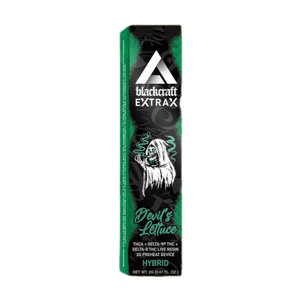 THCa + Delta-9p 2G Pre-Heat Disposable | Blackcraft Extrax -