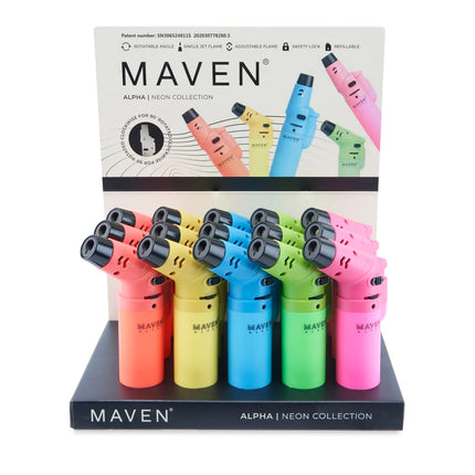 MAVEN ALPHA+ POCKET LIGHTER (15CT/DISPLAY)