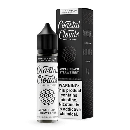 Coastal Clouds E-Juice 60ML - APPLE PEACH STRAWBERRY E-JUICE