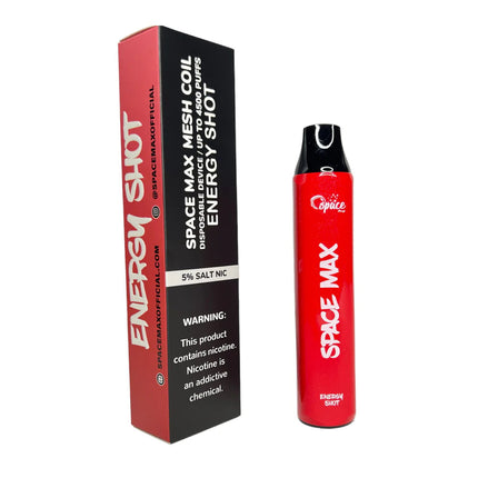 Space Max Pro 4500 (10-PACK) - Energy Shot - E-Cig