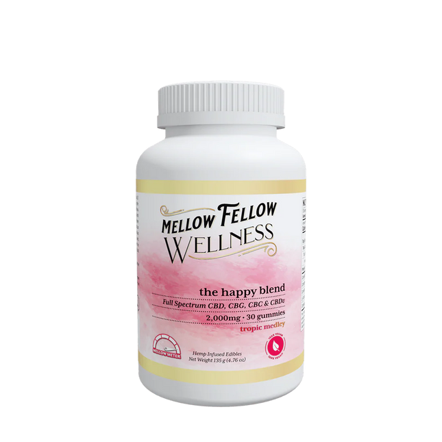 MELLOW FELLOW WELLNESS 2PC GUMMIES (30 PACK DISPLAY)