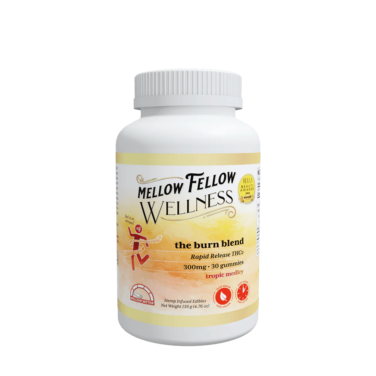 MELLOW FELLOW WELLNESS 2PC GUMMIES (30 PACK DISPLAY)