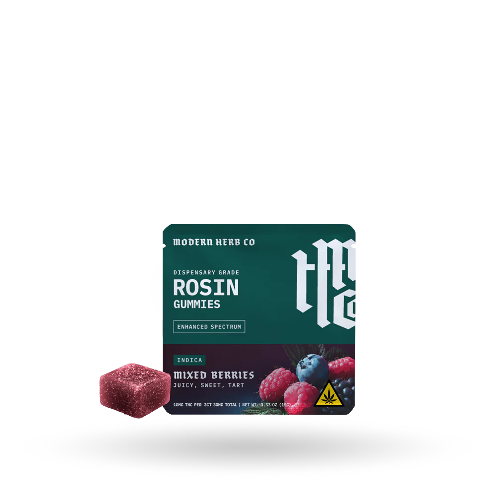 MODERN HERB CO LIVE ROSIN 30MG GUMMY BOX (3CT/PK, 6PK/BOX)