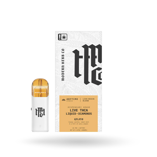 MODERN HERB LIVE RESIN THCA LIQUID DIAMONDS 2G POD KIT