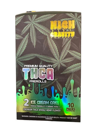 HIGH GRAVITY 2X1.5GM THC-A PRE ROLLS