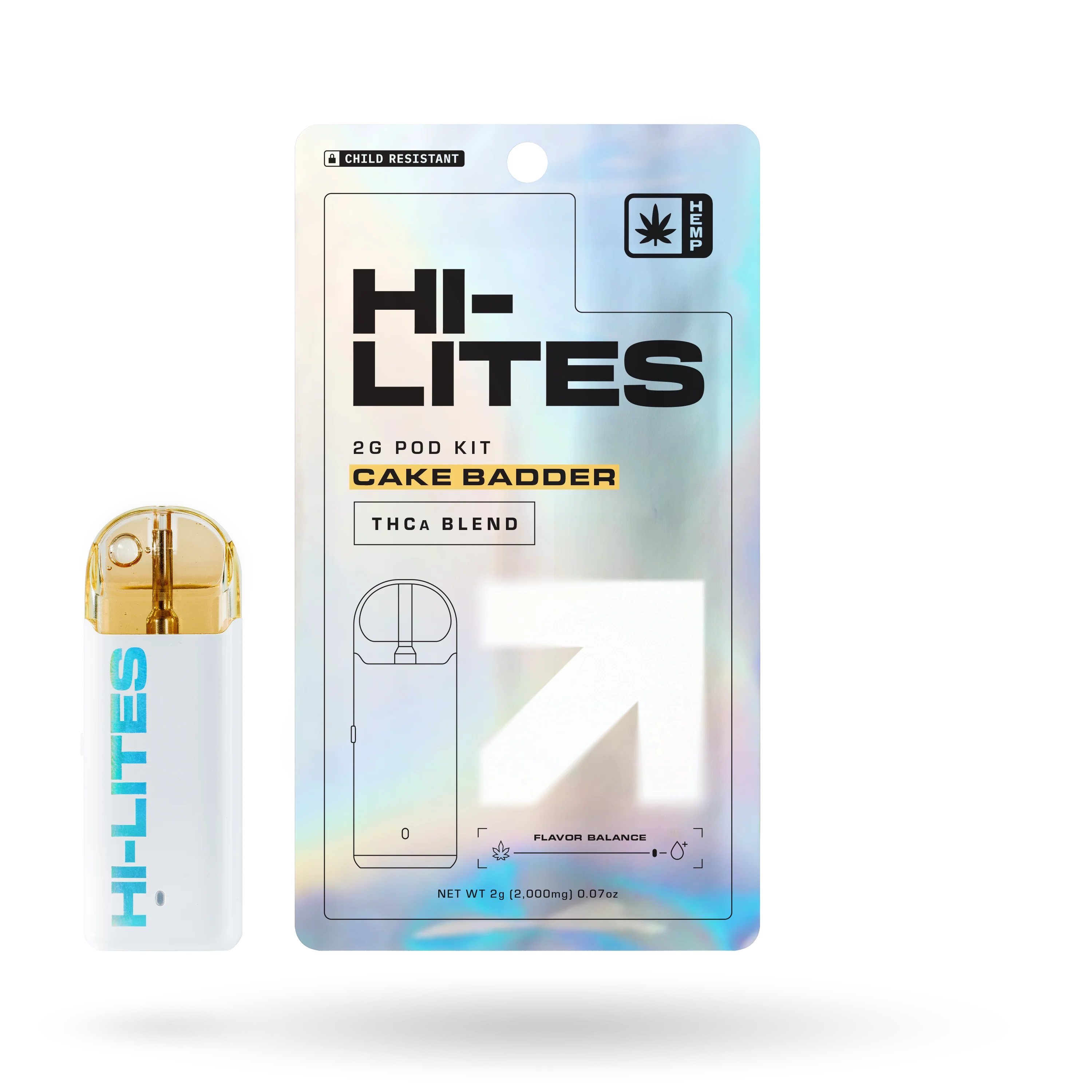 HI-LITES THCA BLEND 2G POD KIT