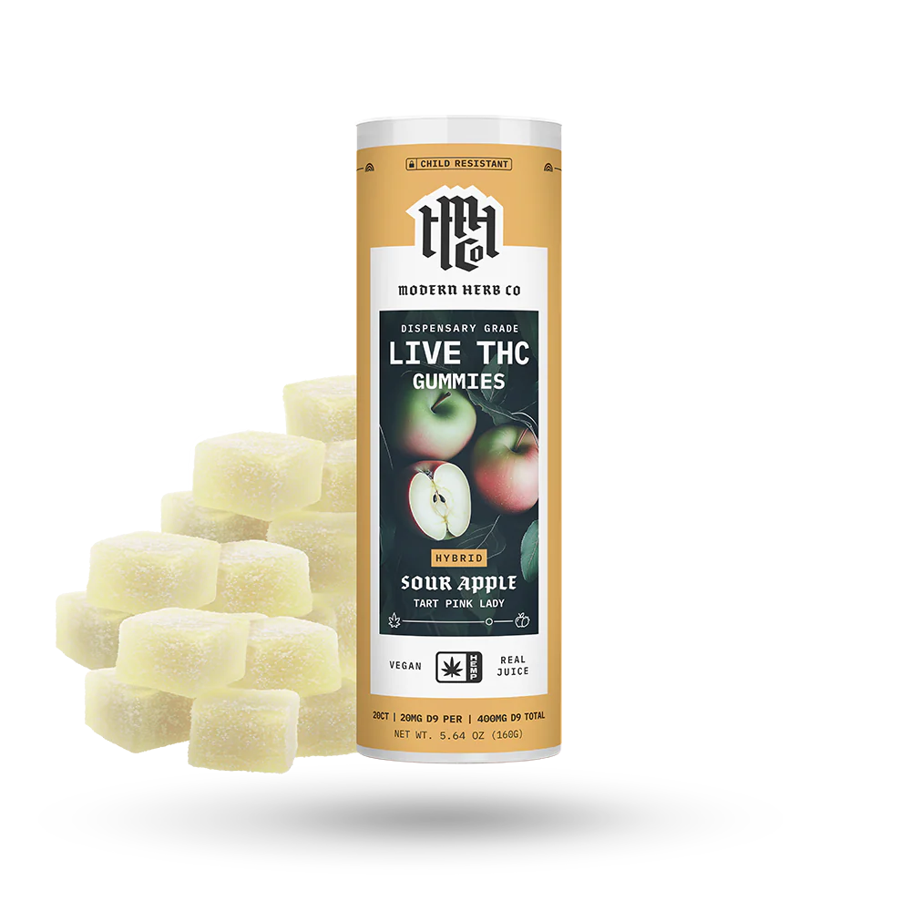 MODERN HERB LIVE RESIN D9 GUMMIES (5CT X 34MG)
