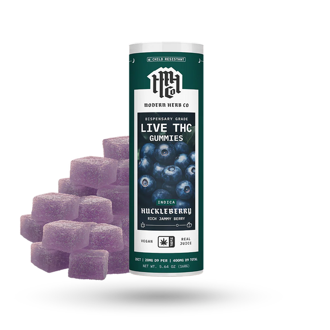 MODERN HERB CO 20MG D9 LIVE THC GUMMIES (24CT/BOX)