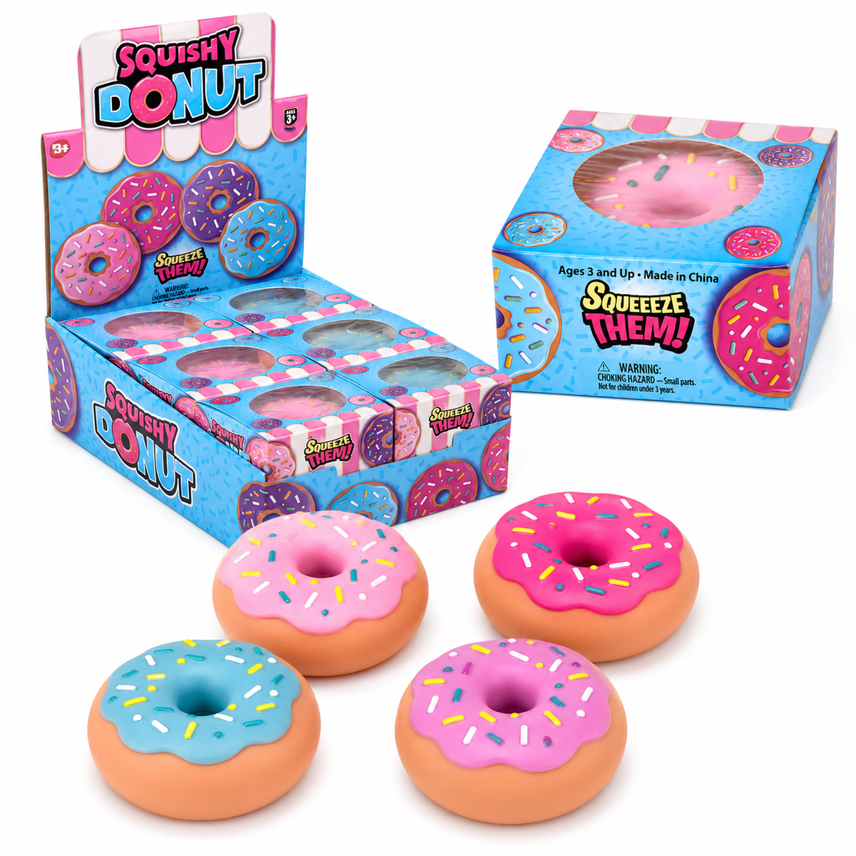 3" DOUGHNUT SQUISHY