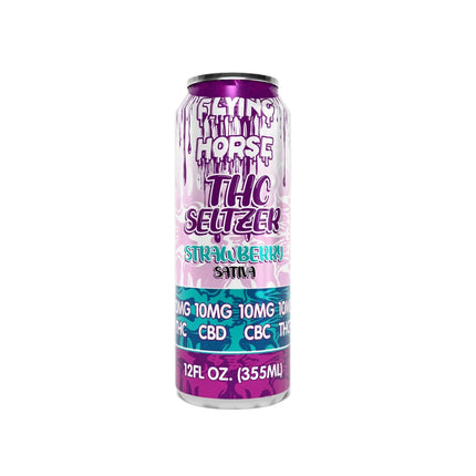 FLYING HORSE 40MG THC 12OZ SELTZER (4CT/BOX)