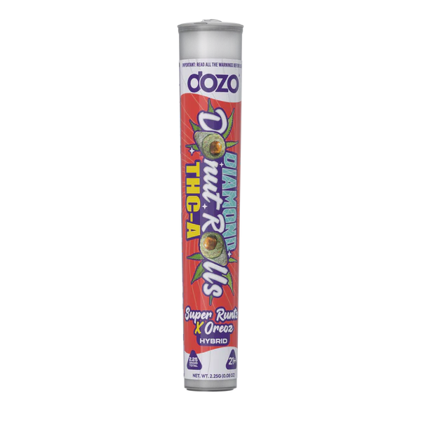 DOZO DIAMOND DONUT ROLLS 2.25 GRAM THC-A PACK (20PK BOX)