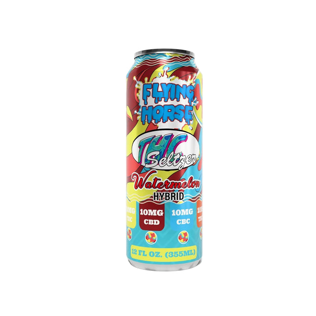 FLYING HORSE 40MG THC 12OZ SELTZER (4CT/BOX)