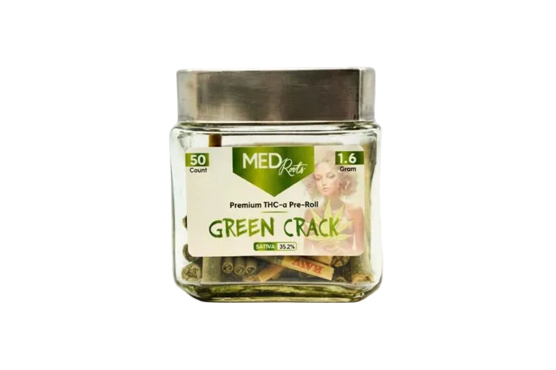 MEDROOTS 1.6 GRAM THC-A PRE ROLLS (50CT JAR)